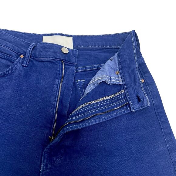 MOTHER SUPERIOR High Waist Tunnel Vision Wide Leg Jean Deep Ultramarine Blue 27 - Picture 8 of 13